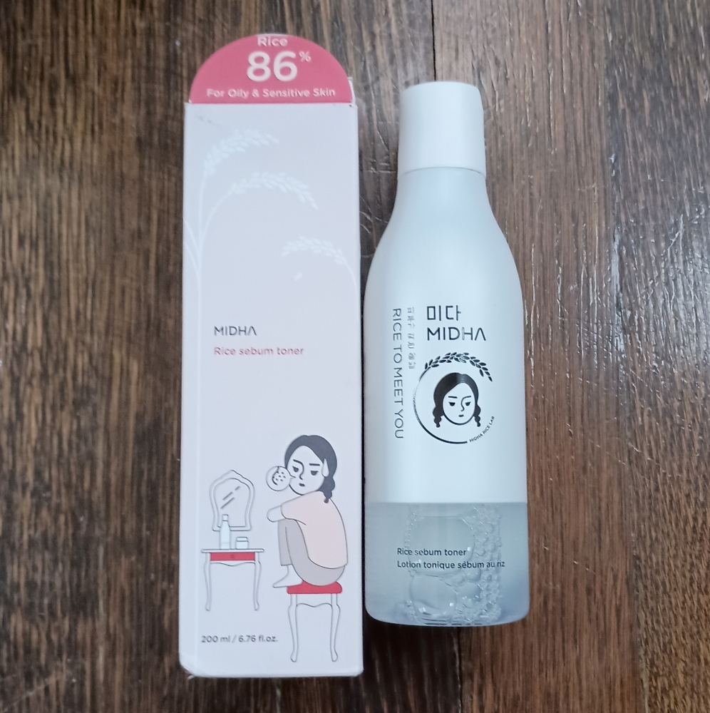[MIDHA] Rice to Meet You - Rice Sebum Toner - 6.76 oz - New with Box